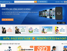 Tablet Screenshot of khaigiang.vn